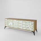 HELIX DANCE Móvel de TV com 3 Portas em Efeito Carvalho