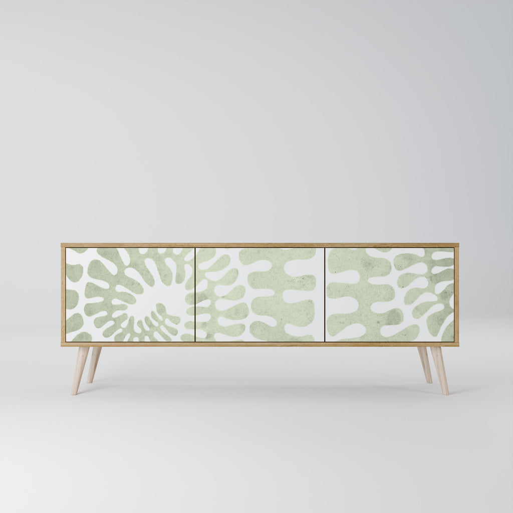 HELIX DANCE Móvel de TV com 3 Portas em Efeito Carvalho