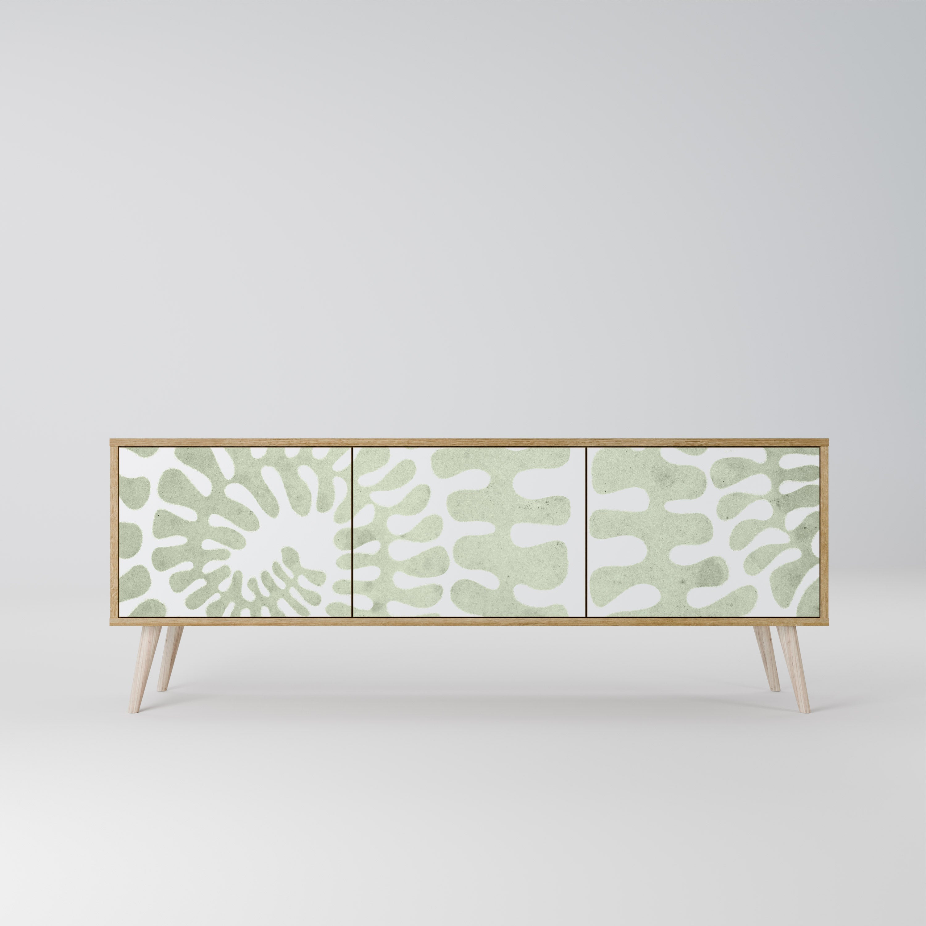 HELIX DANCE Móvel de TV com 3 Portas em Efeito Carvalho