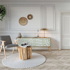 HELIX DANCE Móvel de TV com 3 Portas em Efeito Carvalho