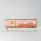 LUMINOUS SUNLIGHT Móvel de TV com 3 Portas em Efeito Carvalho