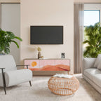 LUMINOUS SUNLIGHT Móvel de TV com 3 Portas em Efeito Carvalho