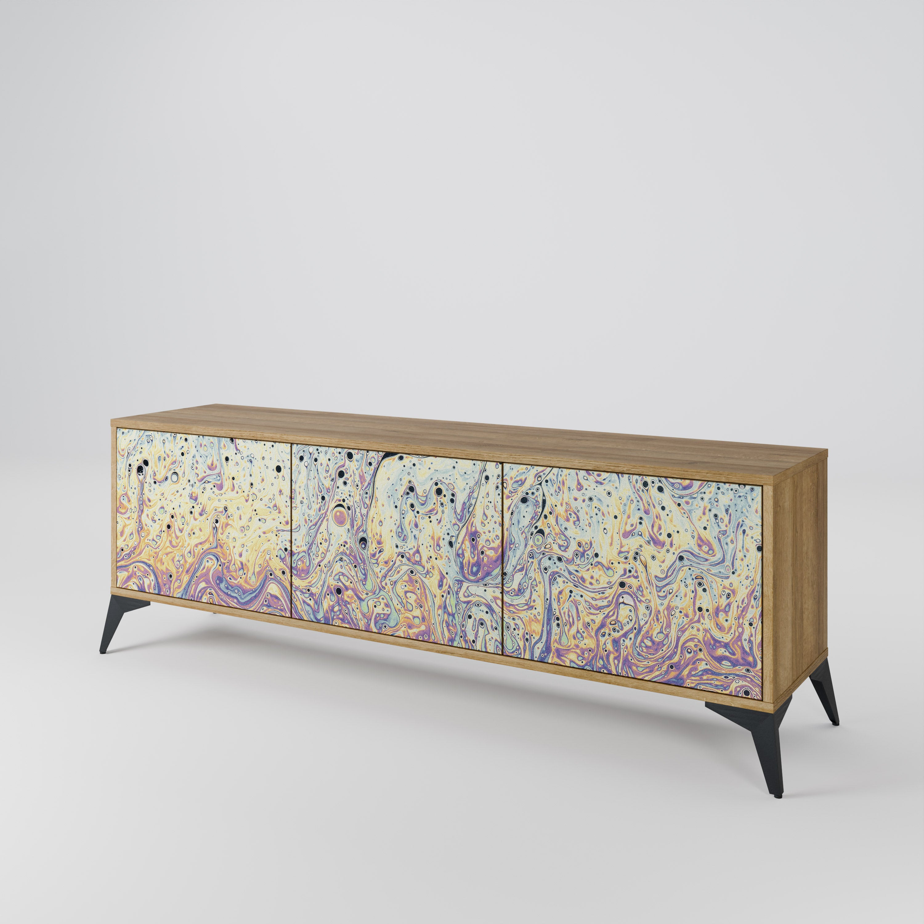 MOSAIC OF COLORS 3-Door TV Cabinet