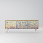 MOSAIC OF COLORS Móvel de TV com 3 Portas em Efeito Carvalho