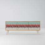 CHROMA CONTOURS Móvel de TV com 3 Portas em Efeito Carvalho