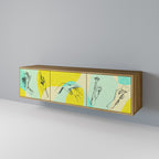 BODY LANGUAGE Móvel de TV com 3 Portas em Efeito Carvalho