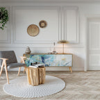 ABSTRACT THOUGHTS Móvel de TV com 3 Portas em Efeito Carvalho