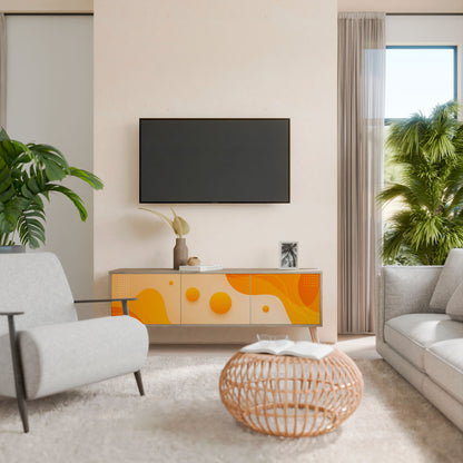 ORANGE ARRANGEMENT Móvel de TV de 3 Portas