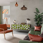 GREEN RHAPSODY Móvel de TV com 3 Portas em Efeito Carvalho