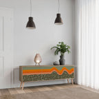 SIMPLE SOLUTIONS Móvel de TV com 3 Portas em Efeito Carvalho