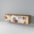 FLEETING HAPPINESS Móvel de TV com 3 Portas em Efeito Carvalho