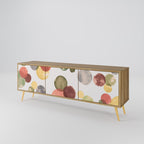 FLEETING HAPPINESS Móvel de TV com 3 Portas em Efeito Carvalho