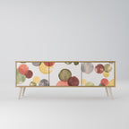 FLEETING HAPPINESS Móvel de TV com 3 Portas em Efeito Carvalho