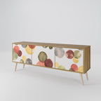 FLEETING HAPPINESS Móvel de TV com 3 Portas em Efeito Carvalho