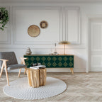 ROYAL MEDALLION Móvel de TV com 3 Portas em Efeito Carvalho