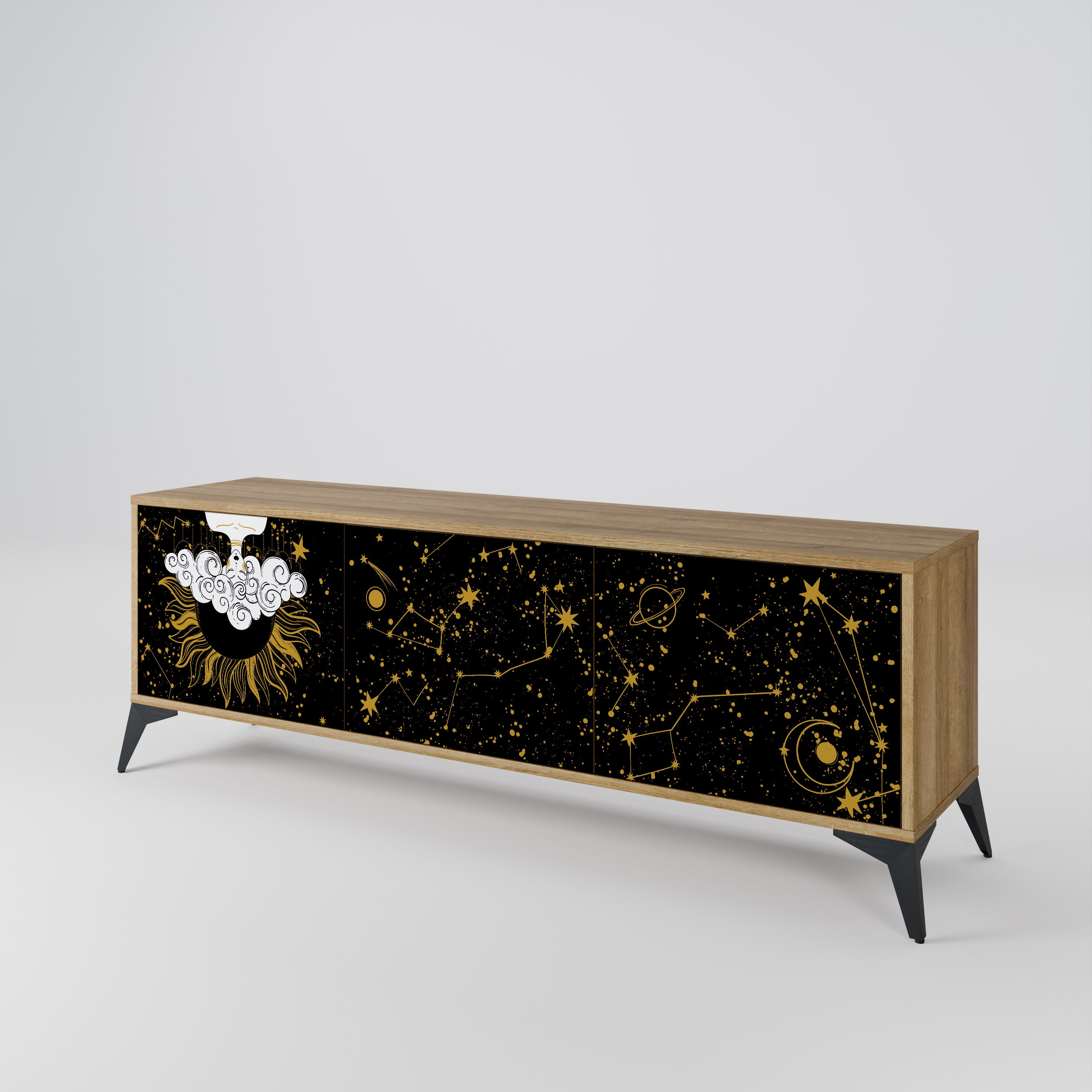STELLAR CONSTELLATIONS Móvel de TV de 3 Portas