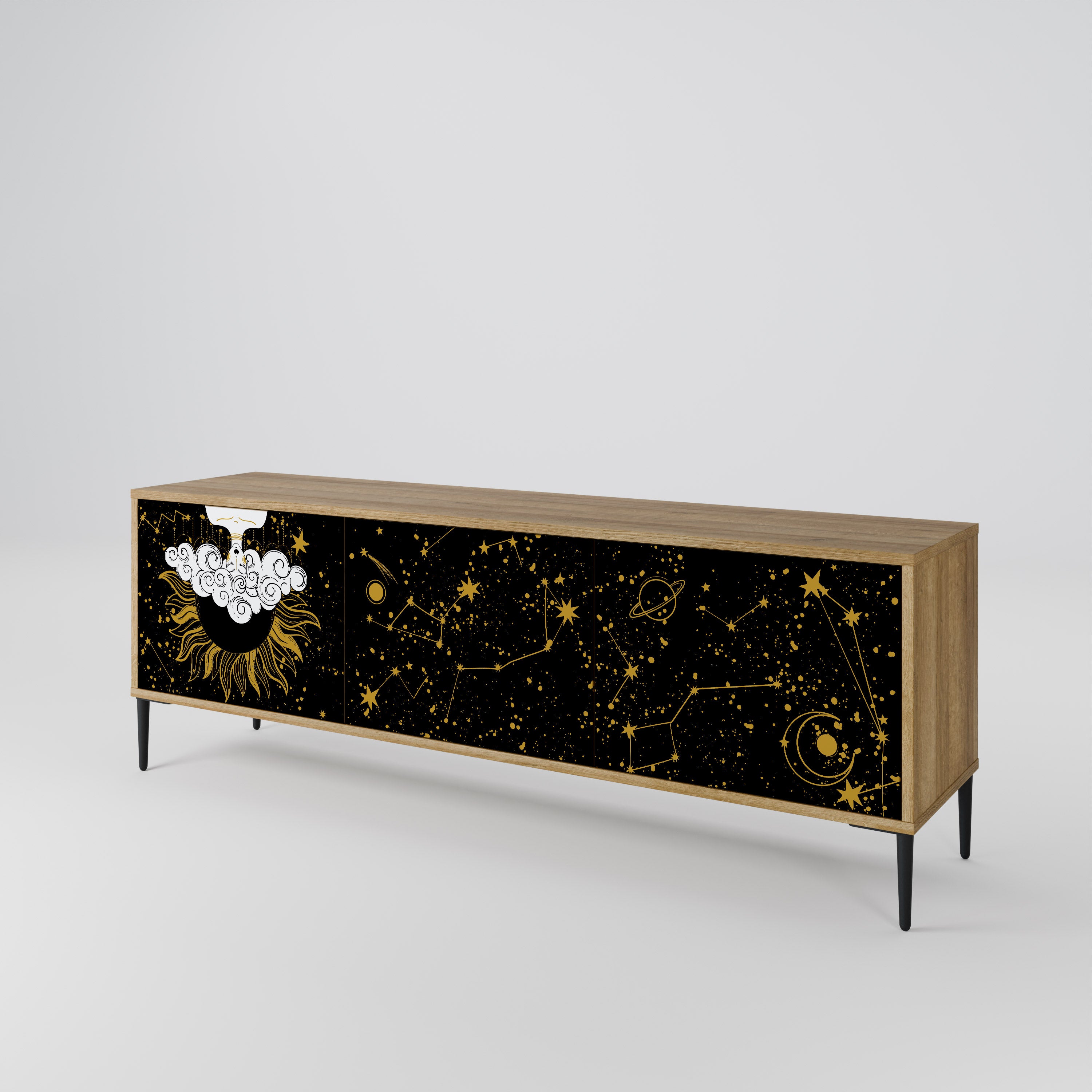 STELLAR CONSTELLATIONS Móvel de TV de 3 Portas