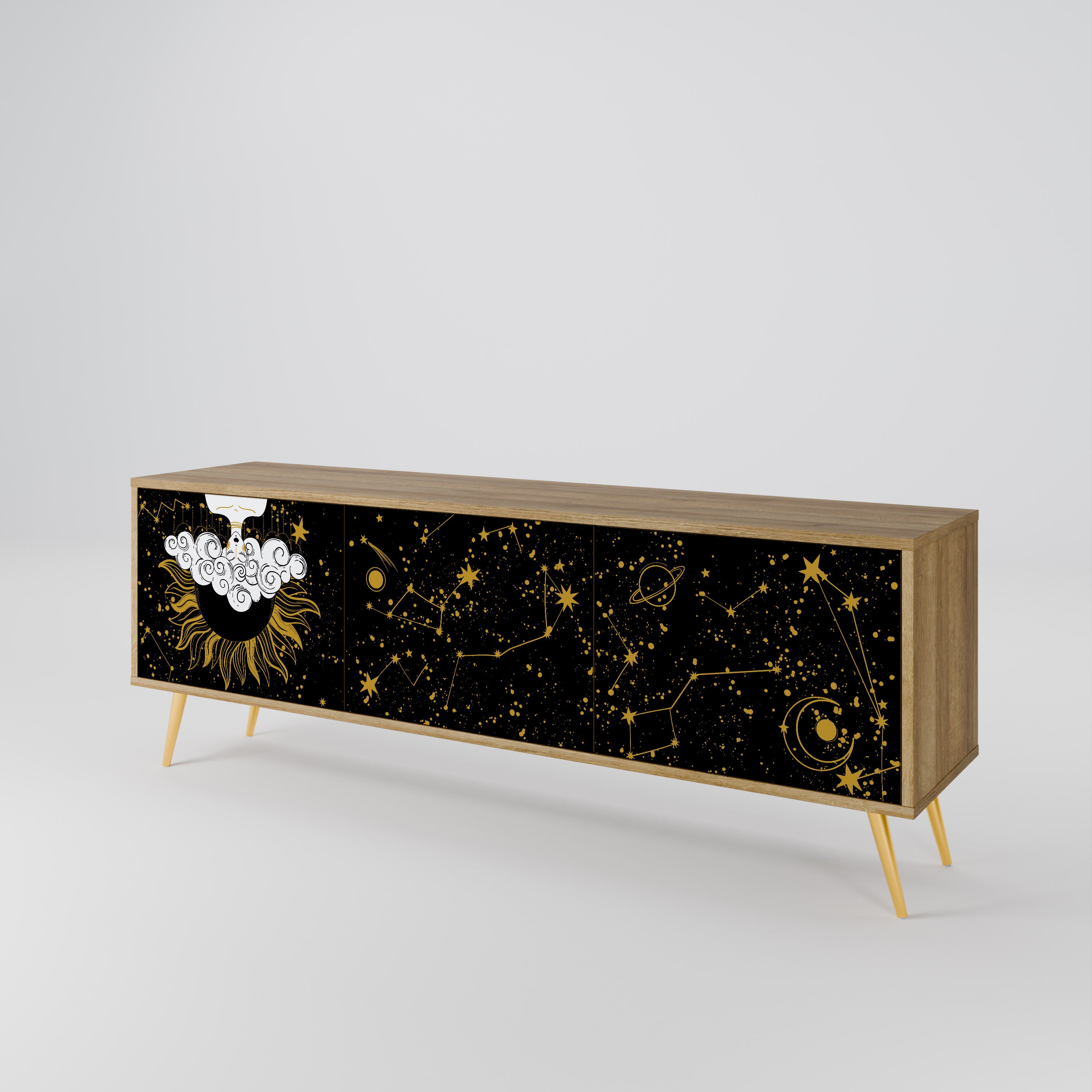 STELLAR CONSTELLATIONS Móvel de TV de 3 Portas