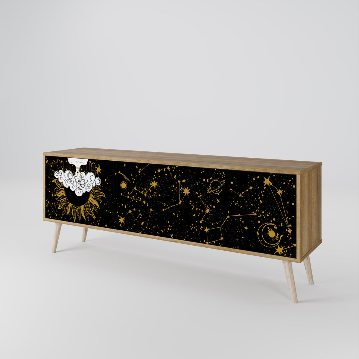 STELLAR CONSTELLATIONS Móvel de TV de 3 Portas