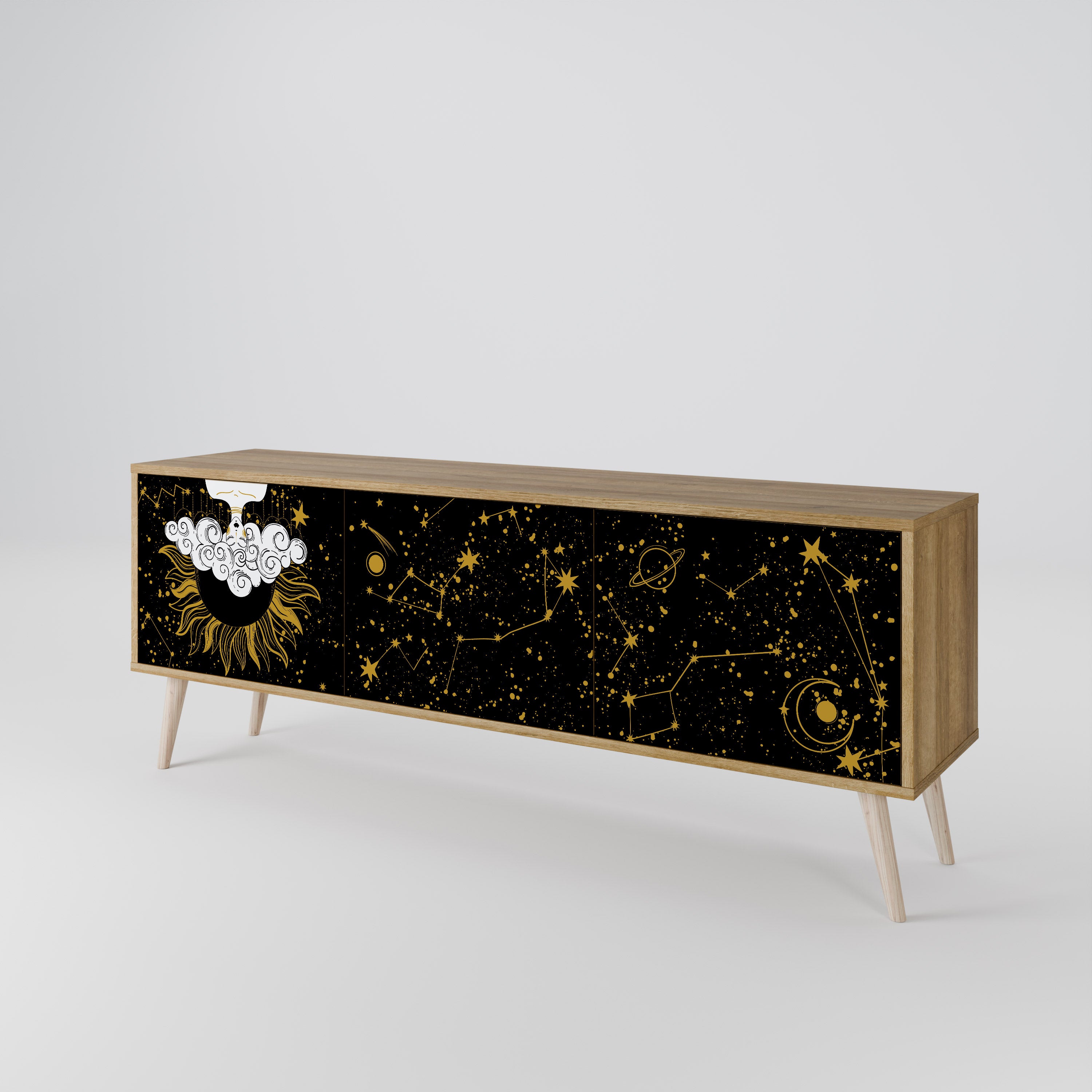 STELLAR CONSTELLATIONS Móvel de TV de 3 Portas