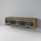 ROYAL ORDINARINESS Móvel de TV com 3 Portas em Efeito Carvalho