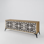 MONOCHROME NEXUS Móvel de TV com 3 Portas em Efeito Carvalho