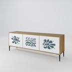 WONDERLAND VEGETATION Móvel de TV com 3 Portas em Efeito Carvalho