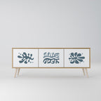 WONDERLAND VEGETATION Móvel de TV com 3 Portas em Efeito Carvalho