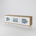 WONDERLAND VEGETATION Móvel de TV com 3 Portas em Efeito Carvalho