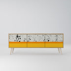 DYED BY ORANGE Móvel de TV com 3 Portas em Efeito Carvalho