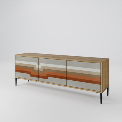 PECULIAR TRAIL 3-Door TV Cabinet