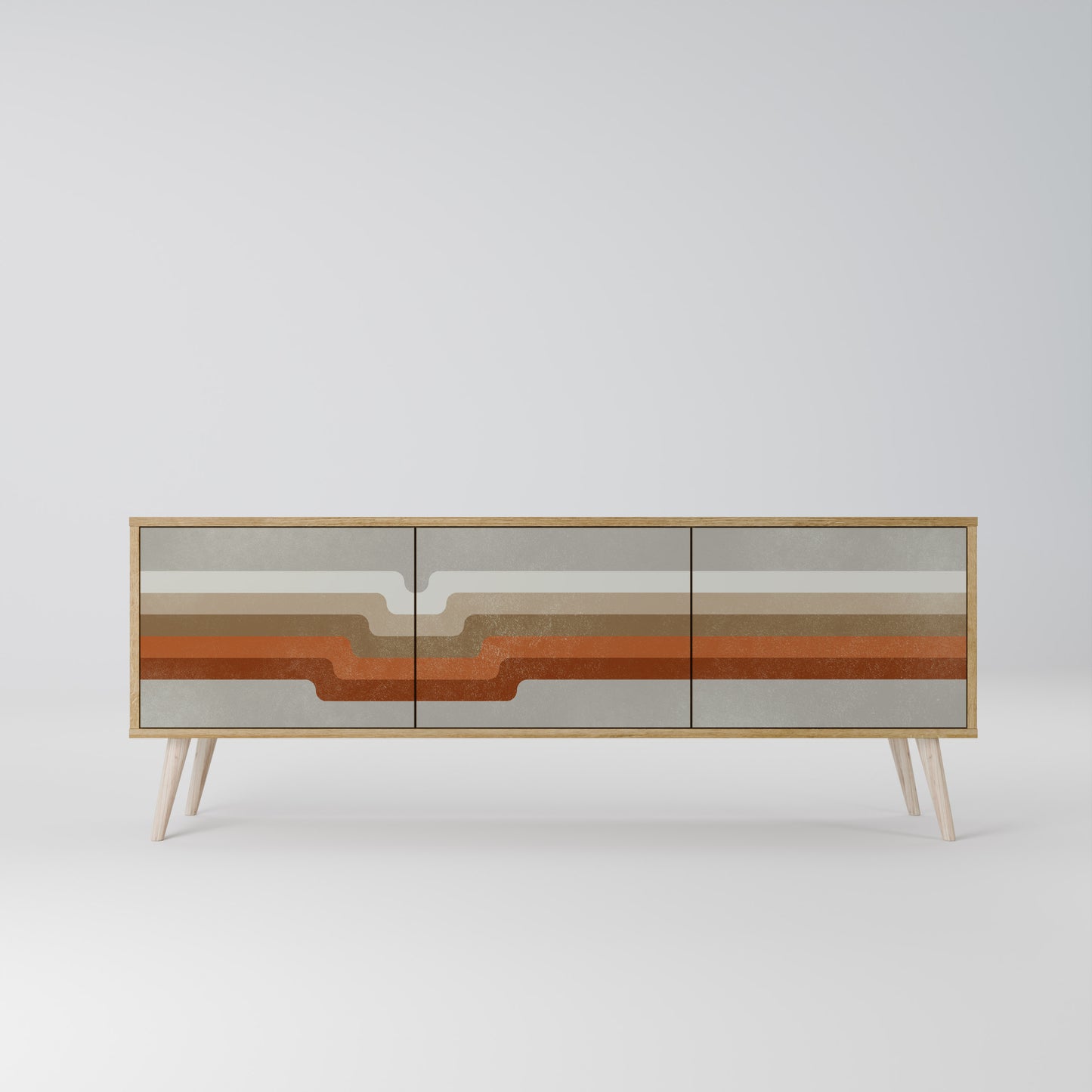 PECULIAR TRAIL 3-Door TV Cabinet