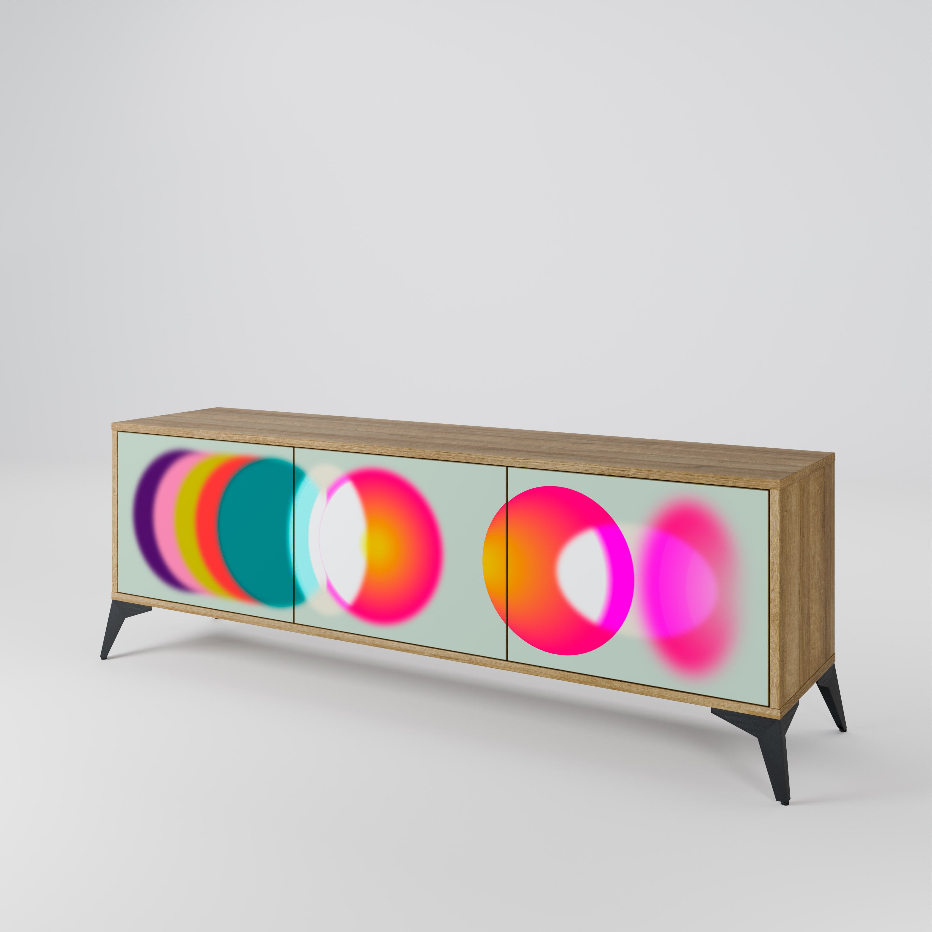 SYMPHONY OF COLORS Móvel de TV de 3 Portas