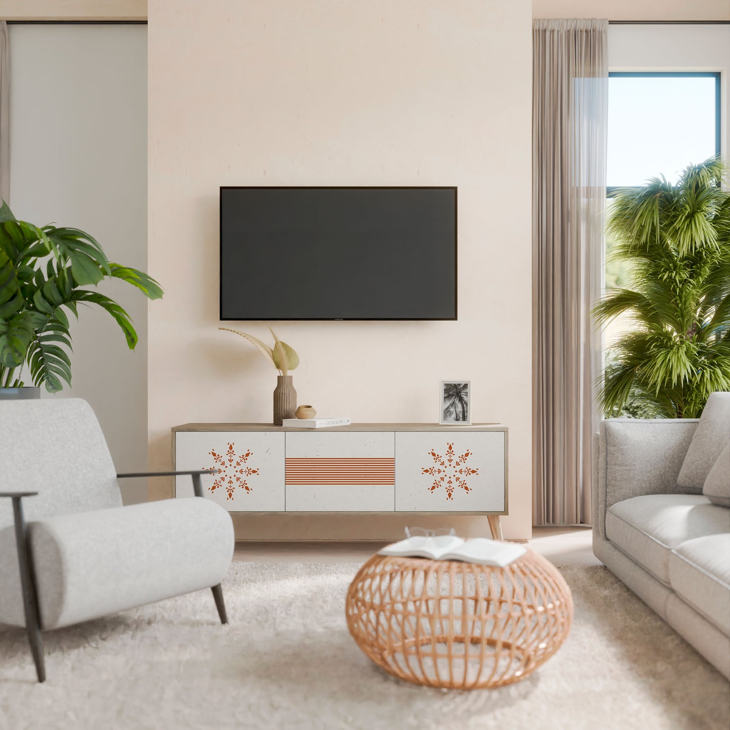 DAILY HARMONY 3-Door TV Cabinet