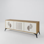 HARMONY ESSENCE Móvel de TV com 3 Portas em Efeito Carvalho