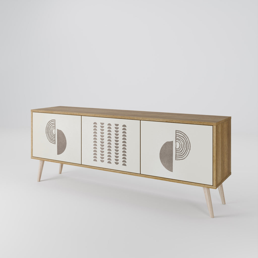 HARMONY ESSENCE Móvel de TV com 3 Portas em Efeito Carvalho