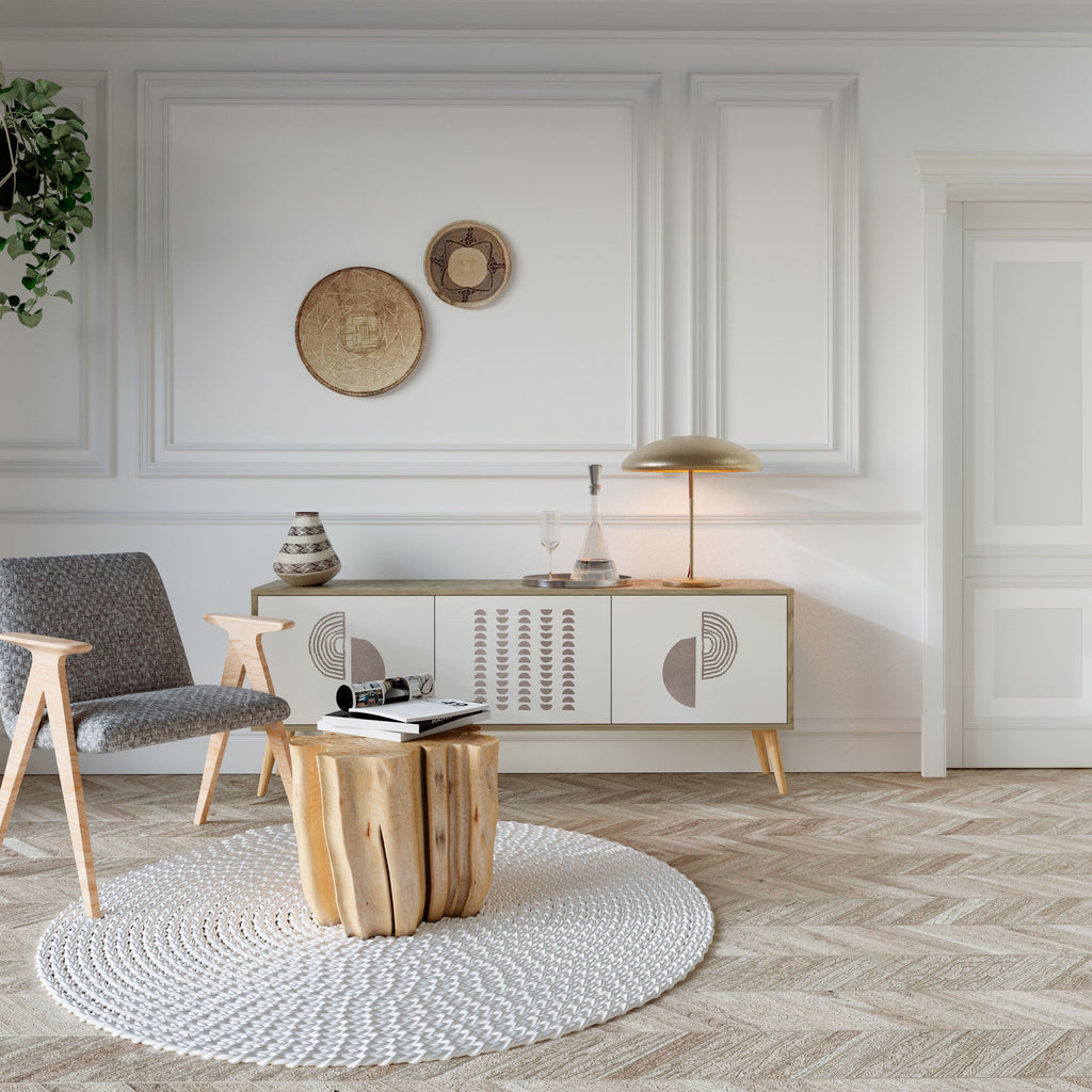 HARMONY ESSENCE Móvel de TV com 3 Portas em Efeito Carvalho