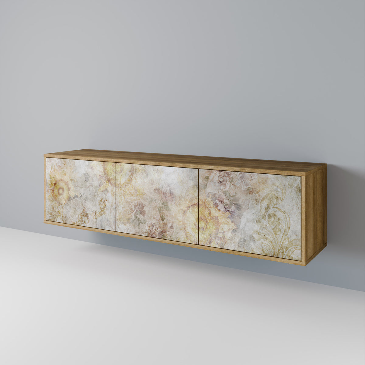 SUNFLOWER BLUR 3-Door TV Cabinet