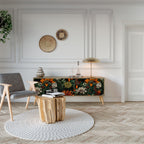 MIDNIGHT SPROUT Móvel de TV com 3 Portas em Efeito Carvalho