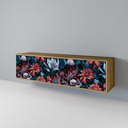 ETHEREAL BLOSSOMS Móvel de TV com 3 Portas em Efeito Carvalho