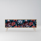 ETHEREAL BLOSSOMS Móvel de TV com 3 Portas em Efeito Carvalho