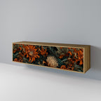 DAWN BLOOM Móvel de TV com 3 Portas em Efeito Carvalho