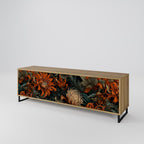 DAWN BLOOM Móvel de TV com 3 Portas em Efeito Carvalho