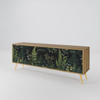 FERN FLOWERS 3-Door TV Stand in Oak Effect