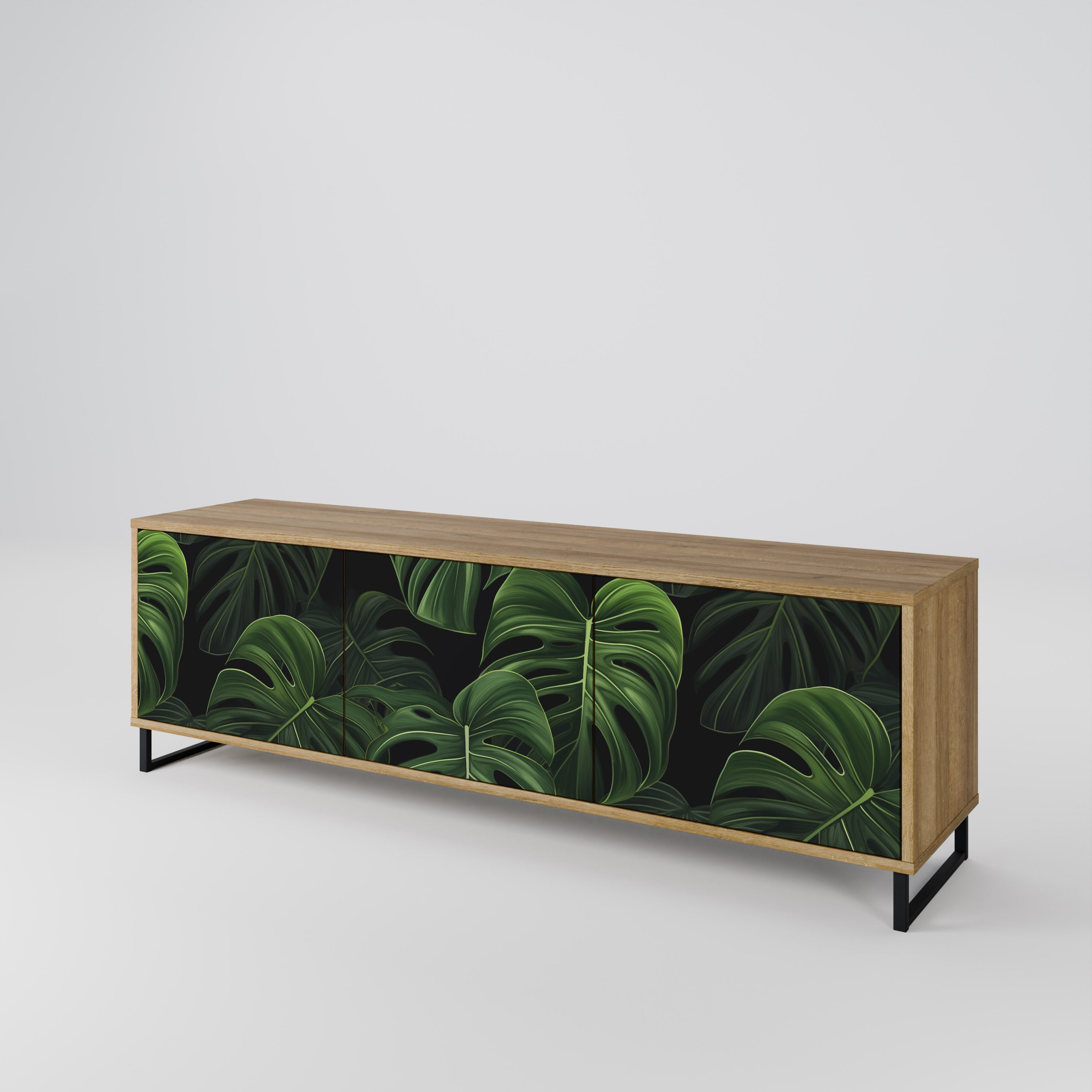 INFINITE MONSTERA Móvel de TV de 3 Portas