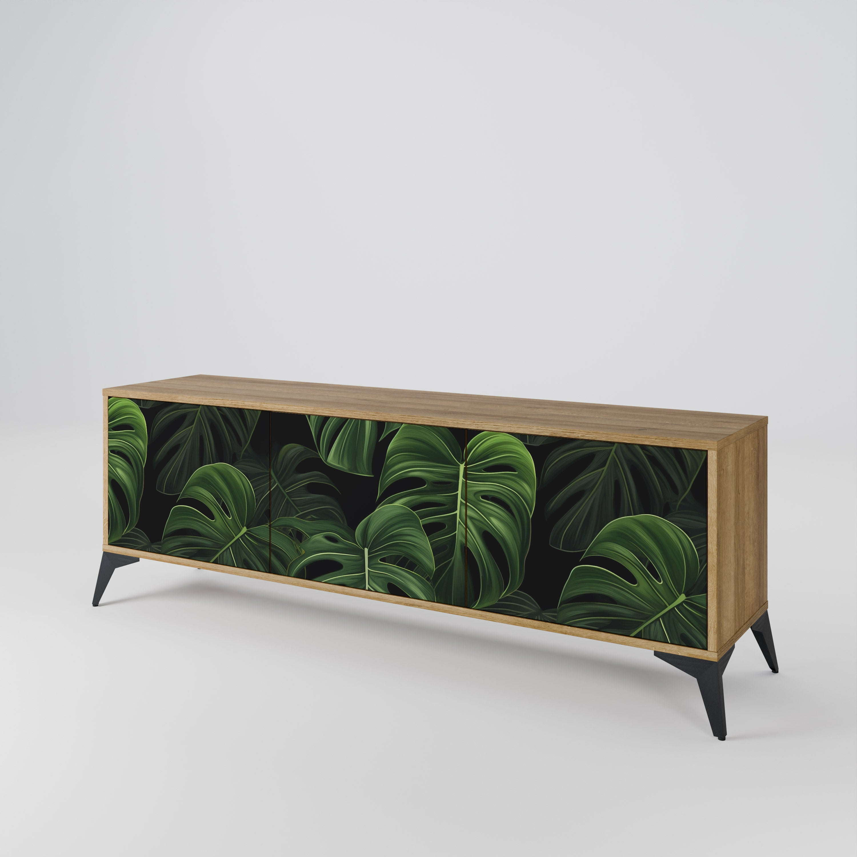 INFINITE MONSTERA Móvel de TV de 3 Portas