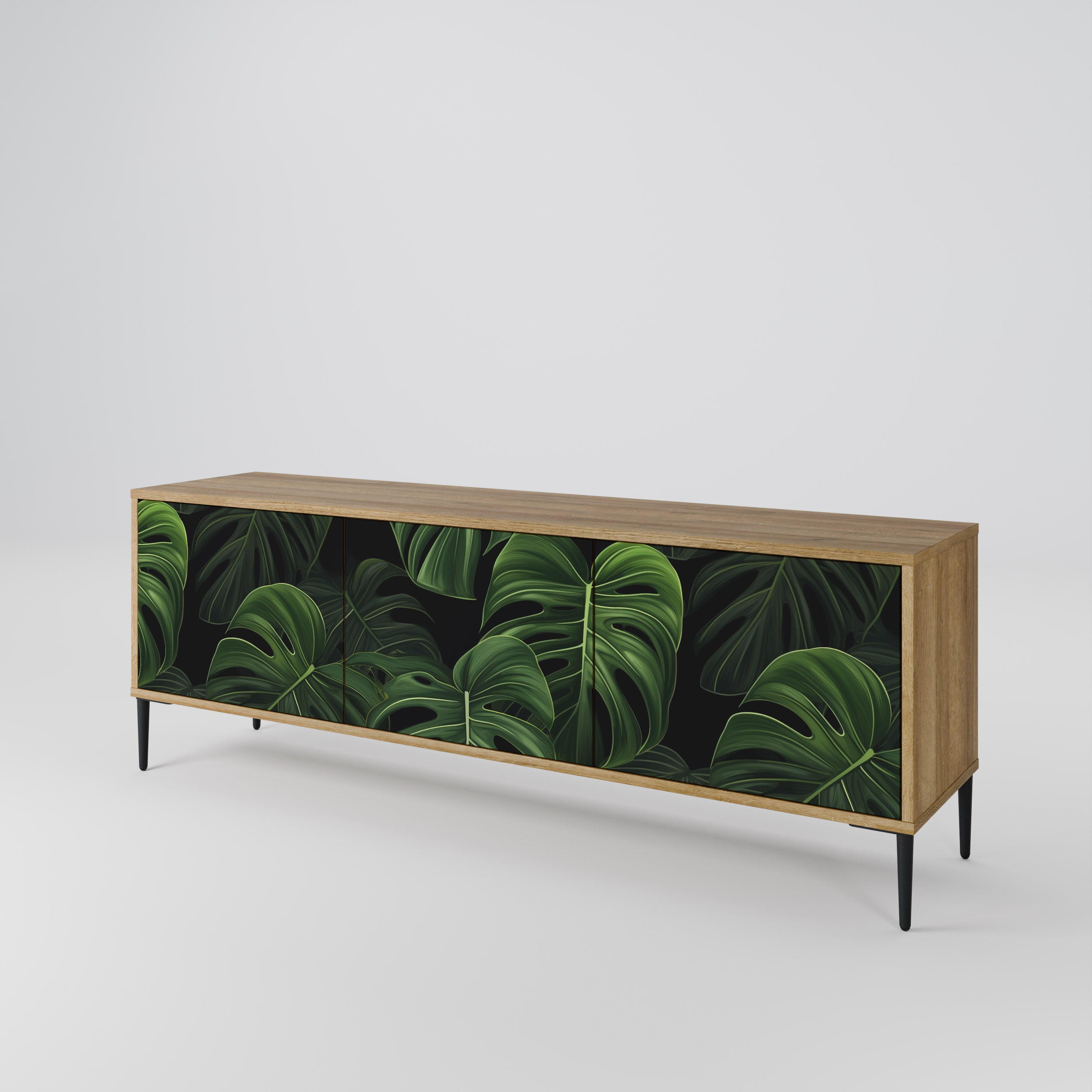 INFINITE MONSTERA Móvel de TV de 3 Portas