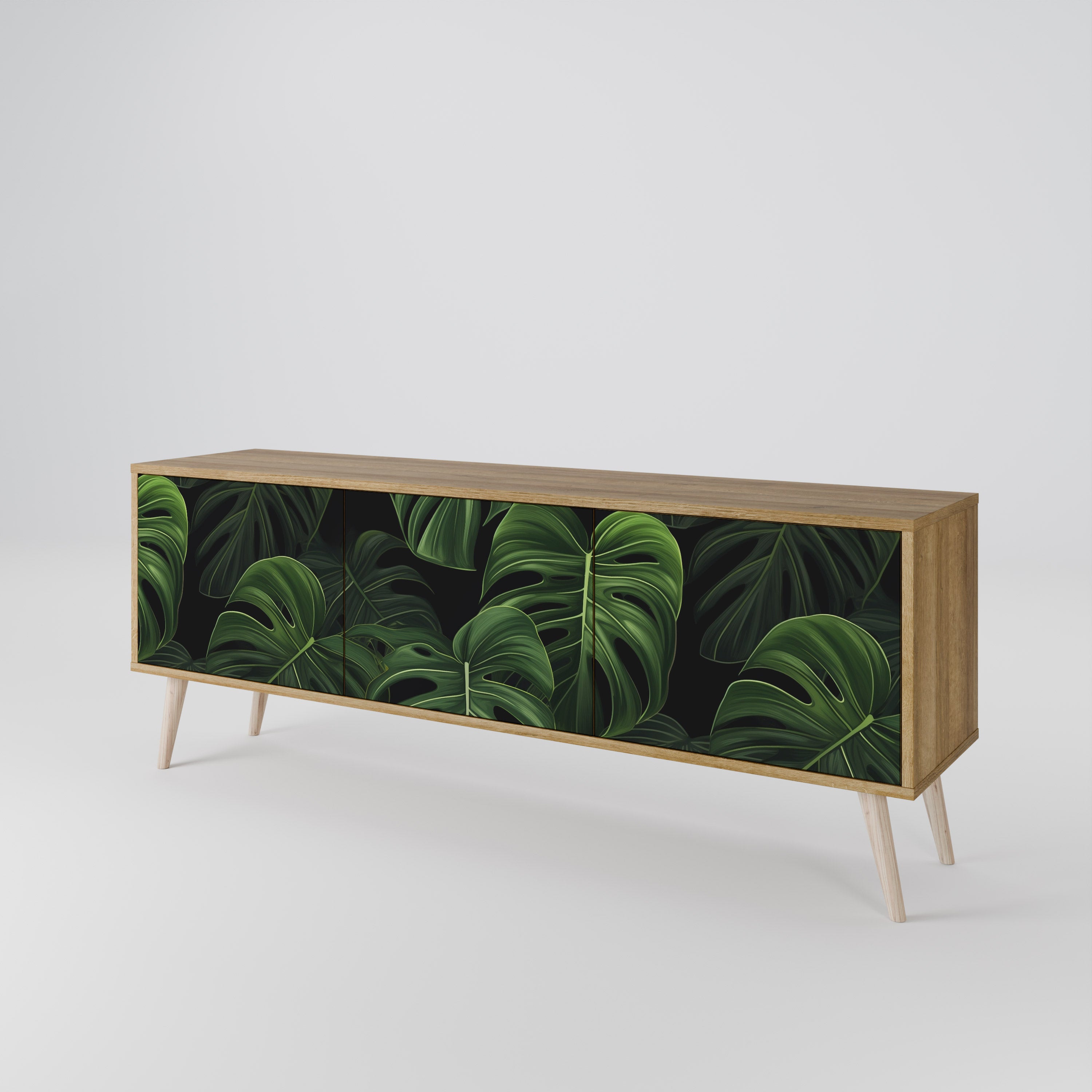 INFINITE MONSTERA Móvel de TV de 3 Portas