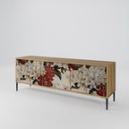 EPHEMERAL DAYS Móvel de TV com 3 Portas em Efeito Carvalho