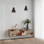 EPHEMERAL DAYS Móvel de TV com 3 Portas em Efeito Carvalho